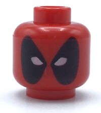 LEGO DEADPOOL PEÇA DE CABEÇA SUPER HERÓI MINIFIGURA RARA PARTE DO CORPO comprar usado  Enviando para Brazil
