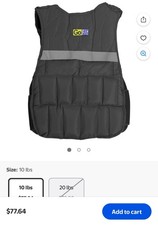 weighted exercise vest for sale  Lindale