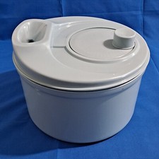SALADA DE LEGUMES SPINNER lavadora de frutas azuis escorredor de alface lavadora secadora, usado comprar usado  Enviando para Brazil