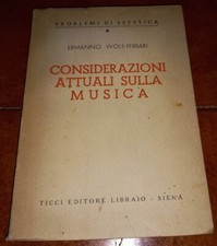 Ermanno wolf ferrari usato  Italia