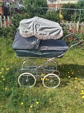 coachbuilt pram sun canopy for sale  CHESTERFIELD