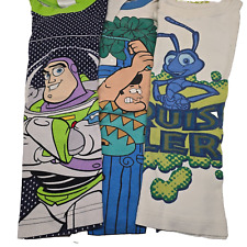 Camisa De Colección Toy Story Buzz Lightyear Bugs Life Tarzán Jóvenes Niños Distress Leer segunda mano  Embacar hacia Argentina