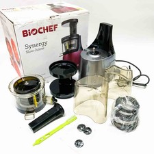BioChef Synergy Slow Juicer - 150Watt / 60 U/Min  silber comprar usado  Enviando para Brazil