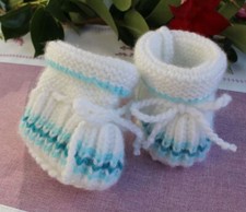 Baby schuhe gestrickt gebraucht kaufen  St. Egidien