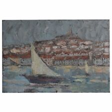 Signé huile marine d'occasion  Marseille X