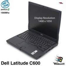 DELL LATITUDE C600 NOTEBOOK LAPTOP WINDOWS 98 PARALLEL LPT PENTIUM 1000MHZ 256MB comprar usado  Enviando para Brazil