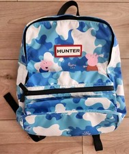 Mochila Hunter Peppa Pig criança crianças poças enlameadas azul livro bolsa escolar comprar usado  Enviando para Brazil