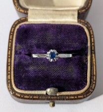 Bague solitaire saphir d'occasion  Houilles