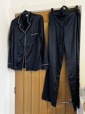 Navy silk pyjamas for sale  ALTRINCHAM