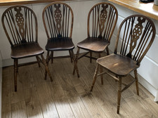 Chairs wooden low for sale  NORTH FERRIBY
