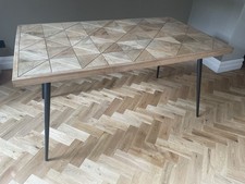 Solid wood dining for sale  WALSALL