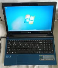 Notebook Acer Aspire 5750 azul vermelho e sobressalente 15,6" 6GB 500GB Windows 7 comprar usado  Enviando para Brazil