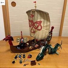Usado, Lego Vikings Viking Ship Challenges The Midgard Serpent 7018 Usado em 2005 comprar usado  Enviando para Brazil