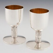 Pair silver goblets for sale  TUNBRIDGE WELLS