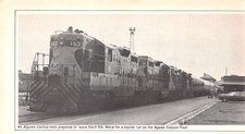 Algoma Central Leaves Sault Ste Marie do Agawa Canyon Tour Run Vtg Mag Fragment, używany na sprzedaż  Wysyłka do Poland