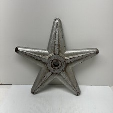 Estabilizador de parede vintage grande 16" ferro fundido arquitetônico construção estrela comprar usado  Enviando para Brazil