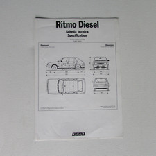 Fiat ritmo diesel for sale  LONDON