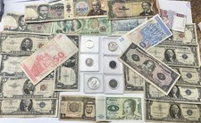 Gran Lote Certificado Extranjero Y Plata, Monedas También, Plata segunda mano  Embacar hacia Mexico
