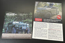 UKRAINIAN ARMOR KAMRAT-M 2023 FORD F-550HD 4x4 MILITARY VEHICLES 2x BROCHURE SET na sprzedaż  PL