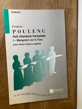 Poulenc chansons françaises d'occasion  Confolens