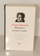 Chateaubriand mémoirs tombe d'occasion  Élancourt