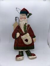 Wooden santa handpainted for sale  High Springs