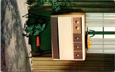 1956 Globe's Philco AR CONDICIONADO, Jamaica, NY, PUBLICIDADE cartão postal cromado comprar usado  Enviando para Brazil