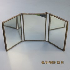 Ancien miroir triptyque d'occasion  Senozan