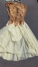 Sleeveless tan white for sale  Whitney