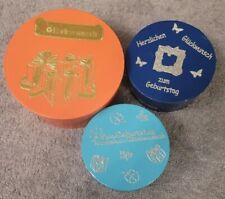 Runde geschenkschachteln herzl gebraucht kaufen  Geesthacht