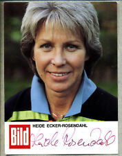 Autogrammkarte heide ecker gebraucht kaufen  Altenstadt