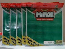 Placa base de construção Zuru Max conjunto de 5 verdes - compatível com Lego - Nova, usado comprar usado  Enviando para Brazil