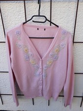 Strickjacke rosa bunten gebraucht kaufen  Hürth