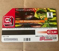 Scheda telefonica aspettiamo usato  Montefelcino