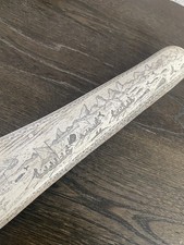 Grande réplica Scrimshaw, Whaler Off Marquesas 1840 comprar usado  Enviando para Brazil