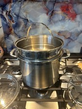 TRAMONTINA PANELA DE ESTOQUE COM CESTA DE VAPOR, FILTRO E TAMPA, 6 QT comprar usado TRAMONTINA PANELA DE ESTOQUE COM CESTA DE VAPOR, FILTRO E TAMPA, 6 QT comprar usado  Enviando para Brazil