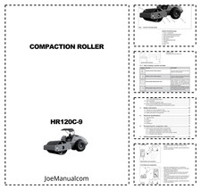 Manual de manutenção de operação de rolo compactador Hyundai HR120C-9 PDF comprar usado  Enviando para Brazil
