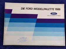 Ford prospekt 1986 gebraucht kaufen  Vechta