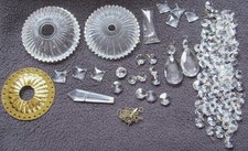 Lot vintage crystal for sale  Culdesac
