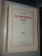 Jean giono bonheur d'occasion  Pau