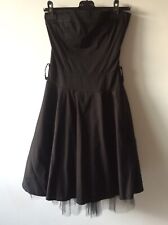 Vestito cotone nero usato  Roma