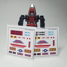 Adesivos para reprodução Machine Robo GoBots MR-03 JET ROBO/fitor, usado comprar usado  Enviando para Brazil