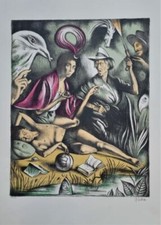 Gregorio sciltian litografia usato  Bracciano