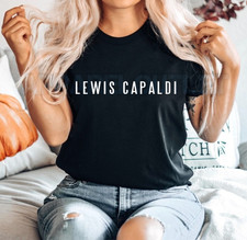Usado, Camiseta Lewis Capaldi inspirada no coração longo 2025 turnê concerto fã camiseta nova comprar usado  Enviando para Brazil