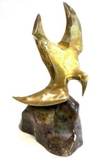 Joana Drummond - Escultura de bronze patinada dourada "Pomba" comprar usado  Enviando para Brazil