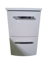 Badezimmerschrank weiß hochgl gebraucht kaufen  Magdeburg