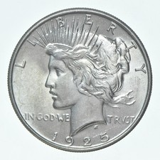 1925 peace silver for sale  Frederick