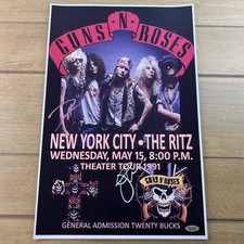Guns roses autographed for sale  North Canton