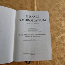 Messale ambrosiano latino usato  Pavia
