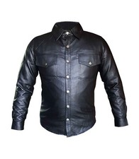 Mens black faux for sale  HIGH PEAK